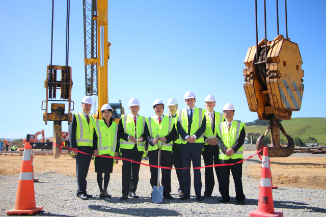 Ground-Breaking Ceremony for CAHG-Mataura Valley Milk on the Site